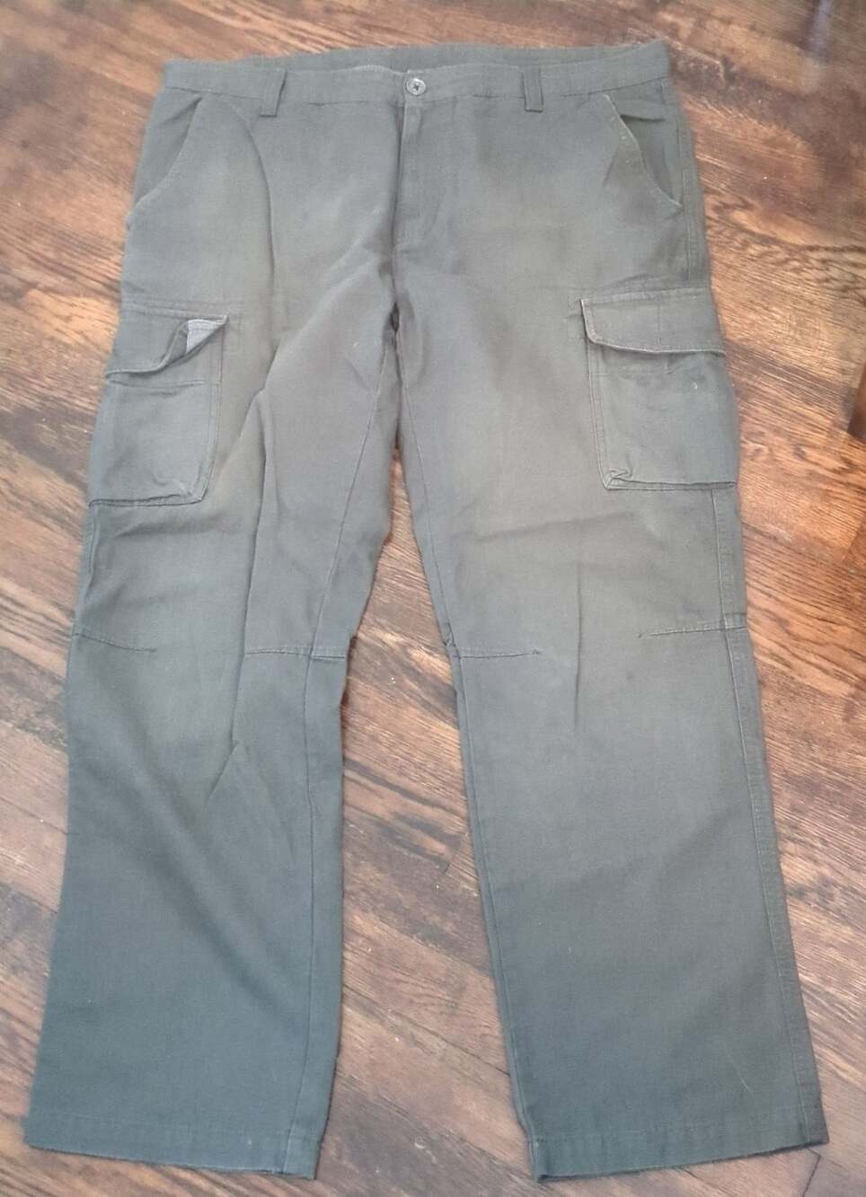 Calvin Klein Cargo Pants 38x32 Gray Cotton Utility Straight Leg Gray